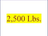 2500 Lbs